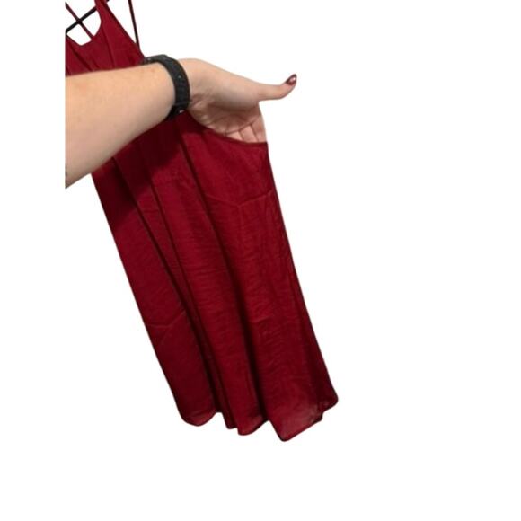 Show Me Your Mumu Women's Red Sleeveless Mini Dress- Size Small - Picture 5 of 10